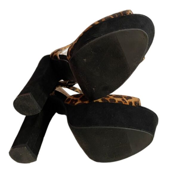 SM Leopard Platform Shoes Size 6 - Picture 7 of 7